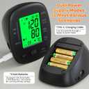 Blood Pressure Monitor Upper Arm Blood Pressure Monitors for Home Use with Adjustable Bp Cuff 8.7"-16.5", Backlit Screen, 2x99 Memory, Voice Broadcast and Battery Bp Machine, Easy to Use