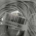Cat 6 Ethernet Cable 150 ft White, Flat Cat6 Internet Network Cable, High Speed 10Gbps Computer Cord with 35 Clips & 4 Straps, RJ45 LAN Patch Cord for Outdoor, Indoor, Modem, Router, PS4/5