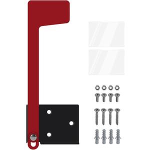 Merear Mailbox Flag Replacement Kit, Galvanized Steel Flag for Mailbox, Mailboxes Accessories, Two-Way Installation Methods for Wood, Wall, Metal, Stone, Mailbox