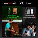 TempPro TempSpike 1000FT Wireless Meat Thermometer Digital with 2 Upgraded Ultra-Thin Probes, Kitchen Food Thermometer Cooking, Turkey, Smoker, BBQ, Grill Temperature Indicator (Previously ThermoPro)