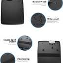 INTGET Center Console Armrest Cover for 2026 Ford F150 Accessories 2015-2023 2024 2025/for F250 F350 F450 F550 2017-2026 40/20/40 Jump Seat Car Arm Rest Lid Seat(black stitches, 2015-2026 Jump Seat)