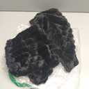 2 Pack 16x16 Pillow Cover Velvet Pillow Covers, Faux Fur Square Throw Pillow Covers for Living Room Decorations Throw Pillow Case, Throw Pillow Cover Cushion Cover for Home Sofa Bedroom Car, Black