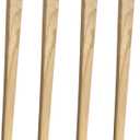 QLLY 28 inch Slant Wooden Table Legs, Solid Wood Angled Desk Legs, Furniture Legs, Set of 4, Easy to Install - Perfect for DIY Dining Tables, Coffee Tables, and Benches (Natural, 28")