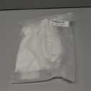 AISEW Womens Long/Short Sleeve V Neck T-Shirt Striped Sheer Mesh Raglan Tees Loose Casual Tops (White, M)