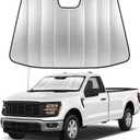 EcoNour Foldable Sun Shade Fit for Ford F150 2021-2024 2025 2026