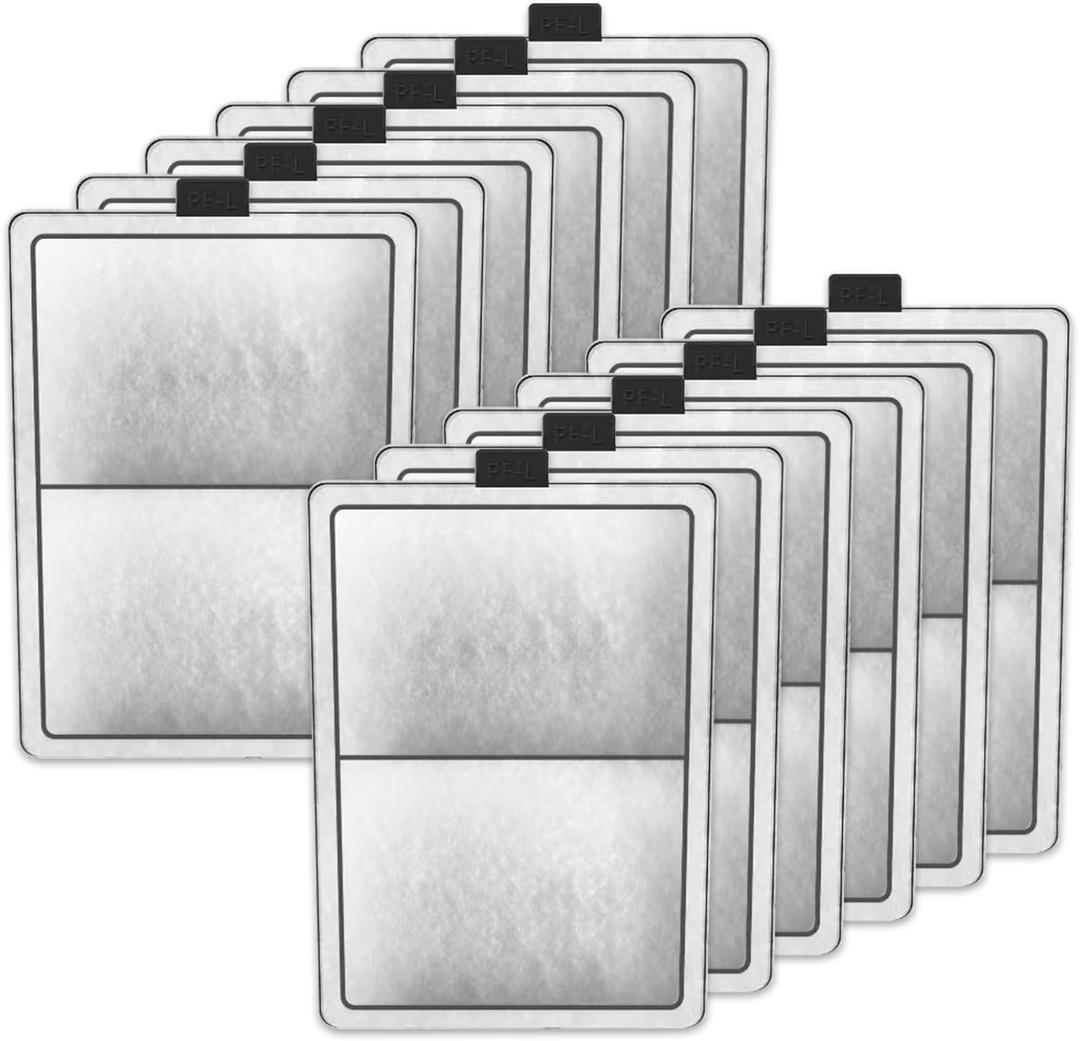12-Pack PF-L Filter Cartridge Replacement for Top Fin Silenstream PF20, PF30, PF40 and PF75 Power Filters
