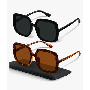 miyya Oversized Polarized Sunglasses Women, Trendy Retro Sun Glasses for Women 2025, Oversized Shades