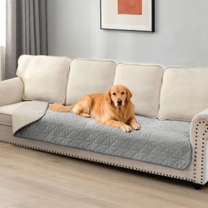 Ameritex Sofa Cover Waterproof for Seats Couch Cover for Dogs Pet Couch Cover Velvet for Chair Loveseat Sofa Machine Washable, 30x90 Inches