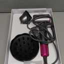 SHRATE Professional High Speed Ionic Hair Dryer | Ultra-Fast Drying | 500 Million Negative Ions | Low Noise | 160000 RPM | Compact Blow Dryer with Magnetic Diffuser for Faster Drying All Hair Types (Grey)