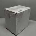 Kismile Small Electric Space Heater,Portable Ceramic Space Heater Fan for Office with Adjustable Thermostat and Overheat Protection ETL Listed for Kitchen, 750W/1500W(Silver)