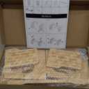 Bamboo Toilet Stool Reversible, 7 inches 9 inches Height Adjustment, Suitable for Adults and Children Toilet Squat Stool, from Sitting to Squatting Position, Effective Relief of Constipation.