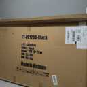 FDW Extra Large Dog Crate Dog Kennel Cage with Double Door,48 inch Folding Metal Wire Dog Cage with Removable Tray&Divider Panel,Pet Crate for Large Dogs,Black