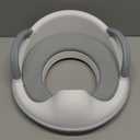 PandaEar Baby Toddler Potty Training Toilet Seat for Boys and Girls with Handles| Child Kids Potty Seat Toilet Seat Attachment| Safe Urine Guard Non-Slip Rubber Rim| Fits Round & Oval Toilets