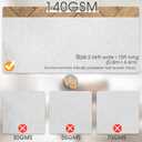 White Carpet Runner for Party,140GSM 2.6FTx30FT Carpet Party Decorations,White Runway Rug for Prom Felt Non-Woven Fabric,Runner for Wedding Ceremony