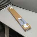 UNISHADES No Drill Blinds for Windows 1" Vinyl L-Shaped Slats Cordless Mini Blinds for Home, for Window Size 29" W  64" H White