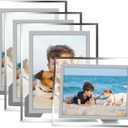 4x6 Glass Picture Frames Photo Frame for Tabletop Picture Frame Made of High Definition Glass Vertically or Horizontally Display 4 Pack