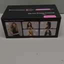 5 in 1 Automatic Rotating Curling Iron Set, CrazyMar Curling Wand Set - 5 Barrels (3/4,1,1/4 Inch) Dual Voltage Curling Wand for Professional Hair Styling, Travel, Ceramic Coating(Hot Pink)