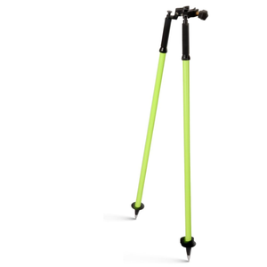 Thumb Release Bipod with Center Entry Head Poles Saver Clamp,Aluminum Surveying Tripod Bipod for Prism Poles Surveying or GPS Poles of Total Station GPS GNSS