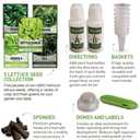 Lettuce Pods Beginner Indoor Garden - Includes Romaine, Buttercrunch Lettuces, Spinach, Arugula, and Kale Heirloom Seeds, Sponges and More! - Complete Hydroponic Garden Salad Kit