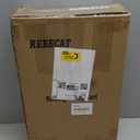 4 Tier Rolling Utility Cart with Drawer,REBECAT Utility Cart Made of Multifunctional Storage Organizer Tool for Kitchen,Bathroom,Living Room,Office(Black)