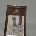 Wearlizer Leather Band Compatible with Apple Watch Bands Women 41mm 40mm 38mm 49mm 46mm 45mm 44mm 42mm, Fancy Dressy Strap for iWatch Series 11 10 9 8 7 6 5 4 3 SE/Ultra 3 2 1 (Black/Silver)