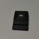 Magnetic Card-Wallet Compatible with Apple MagSafe: Slim Wallet with Cash Strap for iPhone 16/15/14/13/12 Series Pro Max, Minimalist Wallet (Aluminum Black)