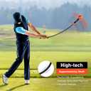 Golf Swing Trainer Aid and Correction for Strength Grip Tempo & Flexibility Training Suit for Indoor Practice Chipping Hitting Golf Accessories, 40"