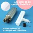 6C5-13907-00-00 6C5-13915-00-00 Fuel Pump Kit with Filter Compatible with Yamaha Outboard 4-Stroke F50HP F60HP F70HP F75HP F80HP F90HP 2005-2020, for 6C5-13910-10-00 880889t