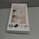 White Screen Door Mesh Magnetic Closure Heavy Duty 30 x 80 inch, Self Closing Fiberglass Mosquito Net with Magnet for Doors, Bug Fly Screens Curtain for Doorway, Keep Bugs Out, Pet Friendly