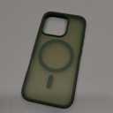 SUPFINE Magnetic for iPhone 16 Pro Case(Compatible with MagSafe)(Military Grade Drop Protection) Slim Translucent Matte Shockproof with Anti-Fingerprint Phone Case,Cangling Green