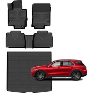 for Mercedes Benz GLE 350GLE 450 (Not Coupe/AMG) Floor Mats 2026-2020,Car Mats for Mercedes Benz GLE All Weather Anti-Slip Floor Mats Cargo Liner Accessories