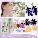 UNICRAFTALE 200Pcs 2 Colors 18K Gold Plated Earring Posts Flat Pad Earring Studs Stainless Steel Stud Earring Findings Flat Round Blank Earring Pads for DIY Earring Making 2mm