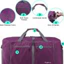 Woogwin Travel Duffel Bag Large Foldable Waterproof Overnight Bag for Beach Swim Bags Pool Sports Gym