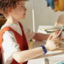 TopPerfekt Bands Compatible with Fitbit Ace 3, Soft Silicone Waterproof Bracelet Accessories Sports Watch Strap Replacement for Fitbit Ace 3 Boys Girls (Blue)