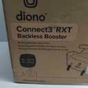 Diono Connect3 RXT Backless Booster, Pack of 2, Slim Fit 3-Across in Many Mid-Sized Sedans and SUVs, for Children from 40-120 lbs., Lightweight with Latch connectors, Black Storm, Manufacture Date: 06/2026