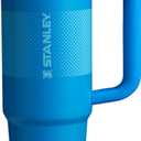 STANLEY Quencher ProTour Flip Straw Tumbler with Leakproof Lid 30 oz | Built-in Straw and Handle | Cup Holder Compatible for Travel | insulated Stainless Steel Cup | BPA-Free | Azure Fade