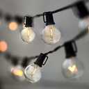 Lampat String Lights, LED 25 Light Bulbs 50Ft G40 Globe String Lights with Bulbs-UL Listd for Indoor/Outdoor Commercial Decor