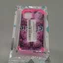 Miqala Compatible with iPhone 13 Case,iPhone 14 Case,Glow in The Dark Three Layer Heavy Duty Shockproof Hard Plastic Bumper+Soft Silicone Protective Case for iPhone 13/14 6.1 inch,All Purple