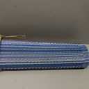 Fab Habitat Outdoor Rug - Waterproof, Fade Resistant, Crease-Free - Premium Recycled Plastic - Striped - Patio, Deck, Porch, Balcony, Laundry Room - Cancun - Indigo - 4 x 6 ft