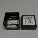 Multifunctional Smokeless Ashtray,HEPA Filter Smokeless Ashtray Indoor with Lighter,USB Rechargeable Smoke Removing ashtray for home,bedroom,office,car, Valentine's Day Gifts for Him Her (Deep black)