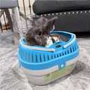 Trixie Pico Transport Crate, Small Pet Carrier, Portable Travel Carrier, for Small Pets, Hamsters, Guinea Pig, Lizards (11.8"L x 8.3"W x 9.1"H)