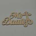Mexico Wooden Mi Bautizo Sign-Baby Shower Supplies,Wall Hanging Decoration for Baby Shower Party,First Holy Communion,Gender Reveal Backdrop