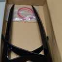Tesla Model 3 Front Fog Light Trim Cover Fog Lamp Frame Blade Trim Eyebrow Spoiler for Tesla Model 3 2017 2018 2019 2020 2021 2022 2023 (Black)