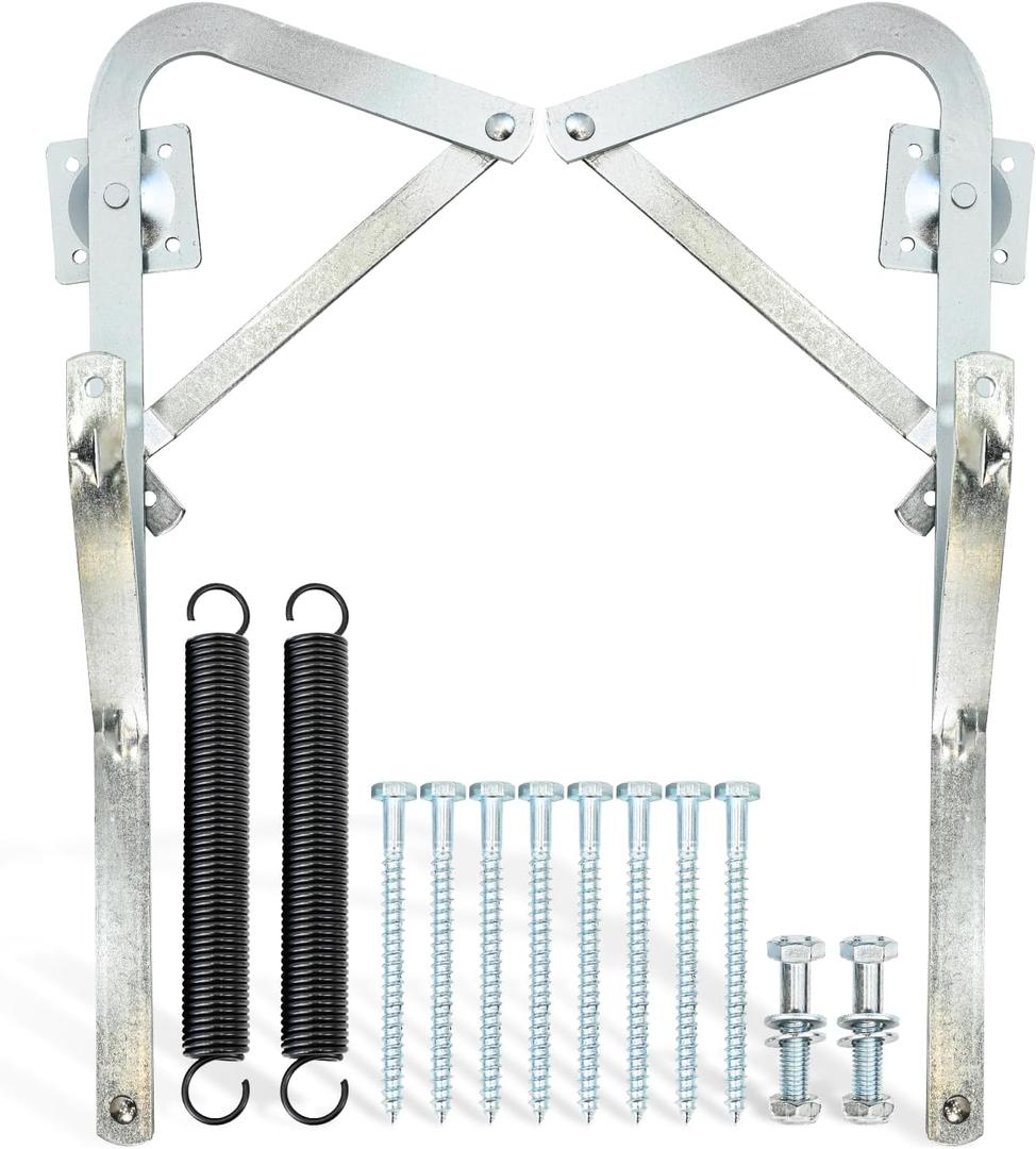 55-2 Attic Ladder Hinge Arms with Springs -for Attic Ladder Hinge Manufactured After 2010 Compatible with Werner Mk5, WU2210, W2208, W2210 Attic Ladder Replacement Kit