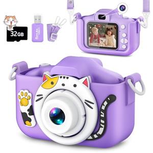 DITUPAN Kids Camera for Girls Boys Christmas Birthday Festival Gift for Kids,Digital Camera for Toddlers Toys for 3 4 5 6 7 8 9 10 11 12 Year Old 1 Pack
