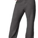 Hanes Women's Sweatpants, EcoSmart Fleece, Pocketless Open-Bottom Sweatpant, Regular & Petite Size Large