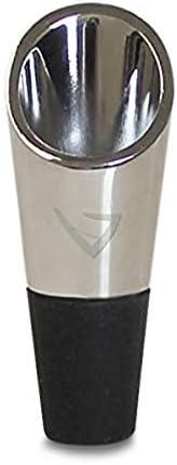 Vinturi V9063 Stainless Steel Wine and Liquor Pourer with Silicone Base, Silver