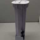 suptek White Projector Ceiling Mount Bracket Fits Flat or Sloped Ceiling Height Adjustable with Extendable Length for LCD/DLP Projectors (PR05) (13-21in)