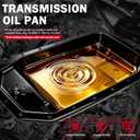 265-854 Transmission Oil Pan with Gasket and Drain Plug and 21*Screw Compatible with Ford Expedition F150 F-250/F-350 Super Duty Lobo Mustang and Lincoln Mark LT Navigator