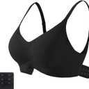 Wirefree Bras for Women, Super Soft Lightly Lined Comfort Bra Smoothing Seamless Stretch Bra with Extender 2 Hook, 